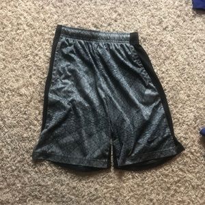 Black and grey Nike shorts